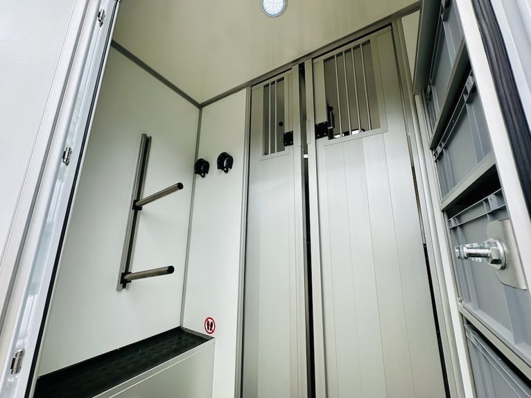 Renault Roelofsen Yorse 2-paardenwagen 3,5 ton. 165 pk handgeschakeld vrij van tol hoge laadcapacite