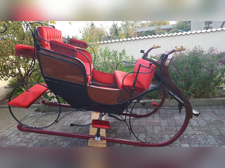 Pferdeschlitten Neurokoko komplett fachgerecht restauriert und fahrbereit
