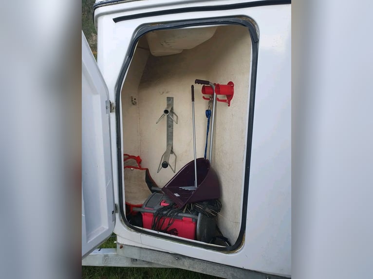 Aanhanger van MAN voor 2 paarden.