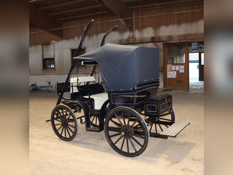 Mylord Kutsche Ein/Zweispänner Scheibenbremsen Trittbrett Schwarz