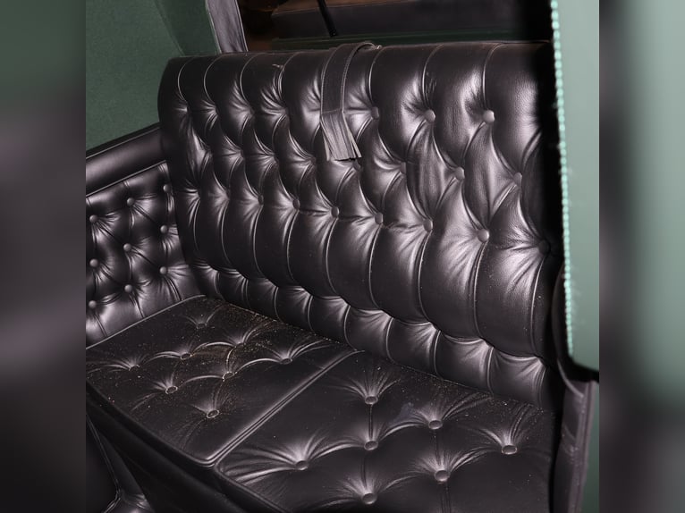 Vis-à-Vis koets, volledig gerestaureerd, 4-span, kofferleder