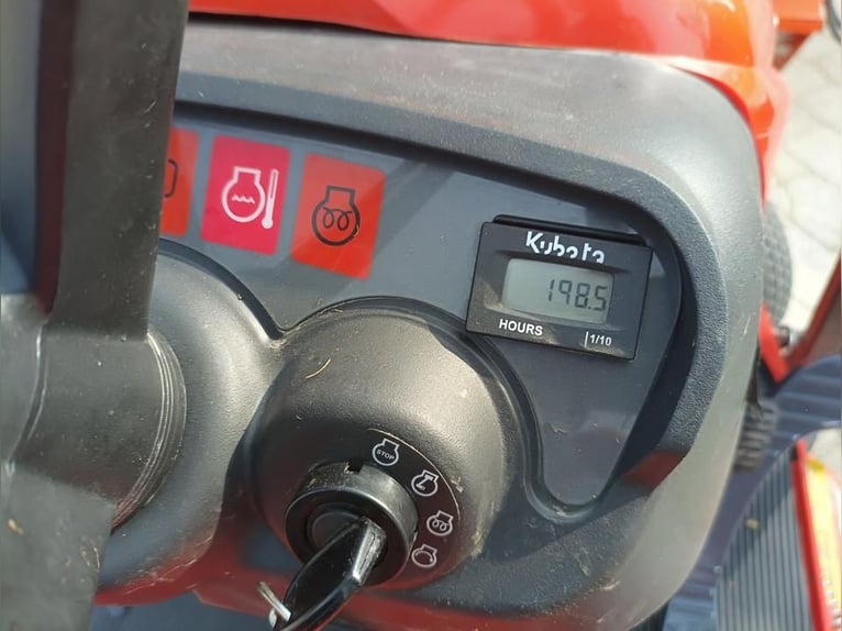 Kubota GR1600 diesel grasmaaier met Kersten sneeuwschuif