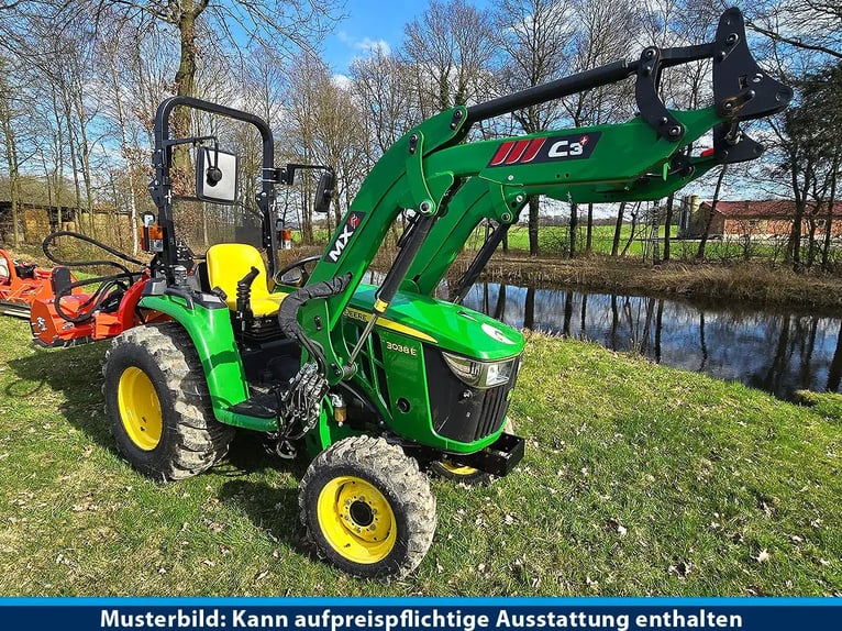 John Deere 3038E | Kompakttraktor | 38PS | Hydrostat-Getriebe