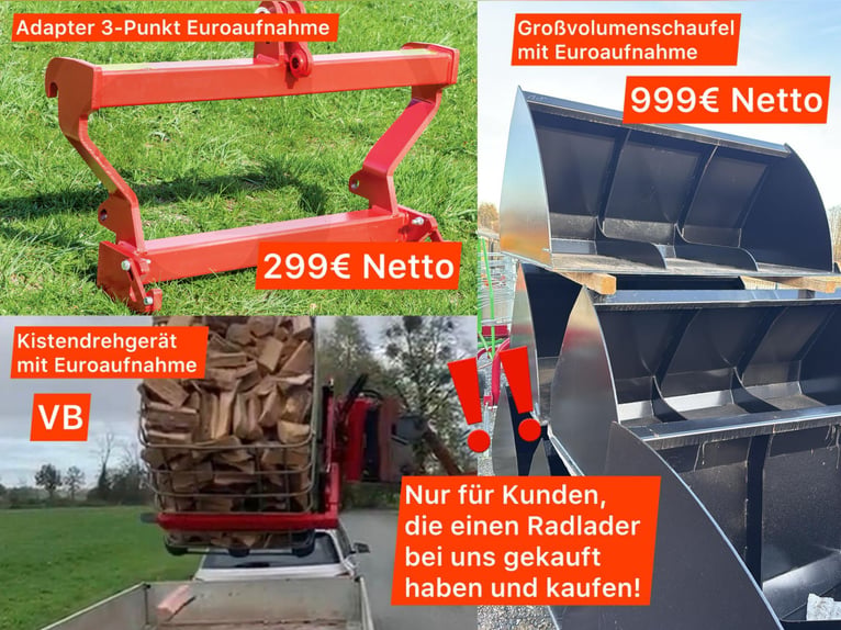 Josan S22 Volkslader, heftruck voor boerderijen, stal- en wiellader