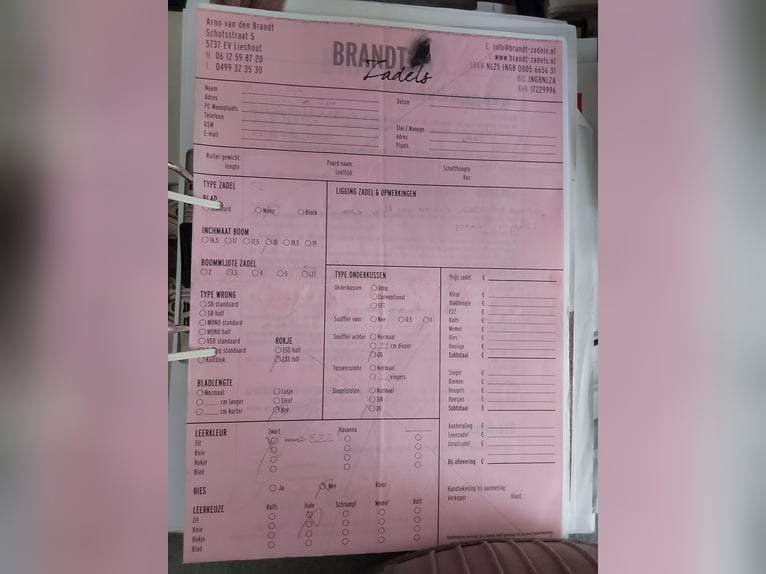 Brandt dressuurzadel 