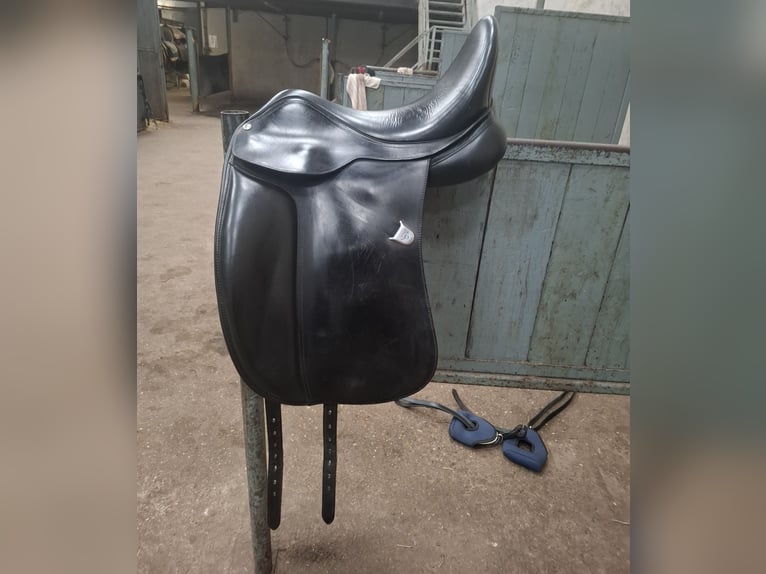 Dressuurzadel Bates wide 17 inch