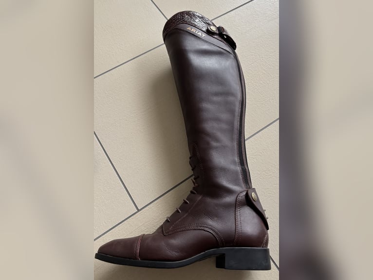 Ariat Palisade Reitstiefel braun/croco, Gr. 38, Neuwertig
