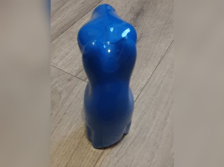 Pferdekopf für Anhängerkupplung blau