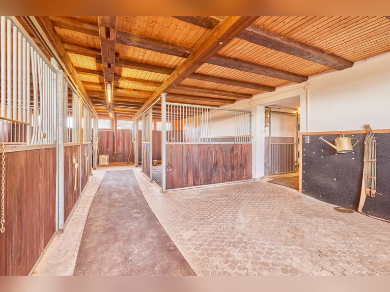 RESERVIERT! Komfortables Wohnen mit den Pferden – Immobilie zur Privatpferdehaltung in Bayern!