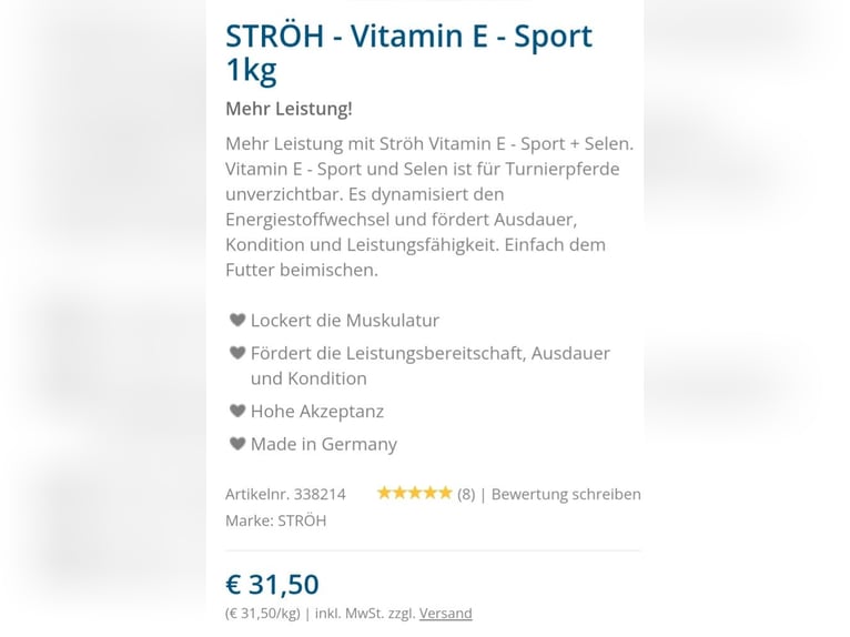 Ströh Sport Vitamin E