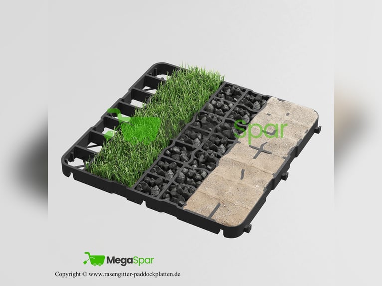 Paddockplaten ReitPRO 40 Grasroosters, bodemroosters en kiezelroosters voor stabiele paddocks