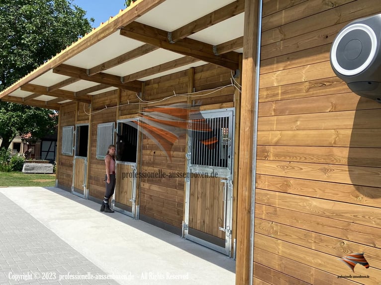 Ställe und Boxen für Pferde TOP Stallbau: Außenboxen, Pferdestall, Offenstall, Weidehütten - Paddock