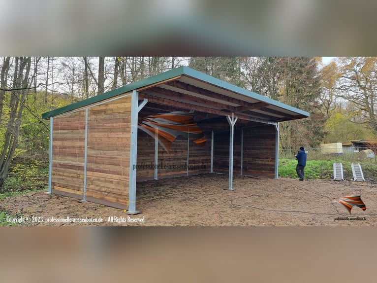 TOP Unterstand für Pferde - Offenstall bauen / Pferdeunterstand / Weideunterstand / Weidehütte