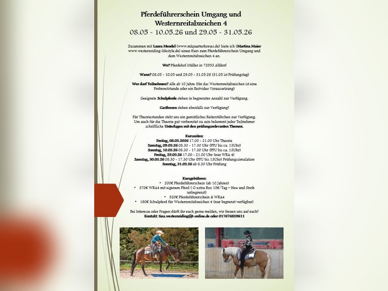 Pferdeführerschein Umgang und Westernreitabzeichen 4