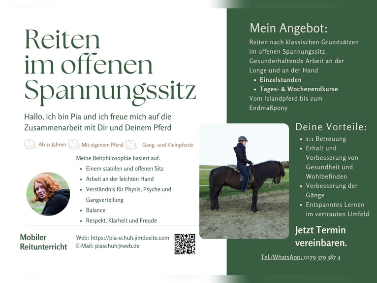 Mobiele lessen voor jou en je paard