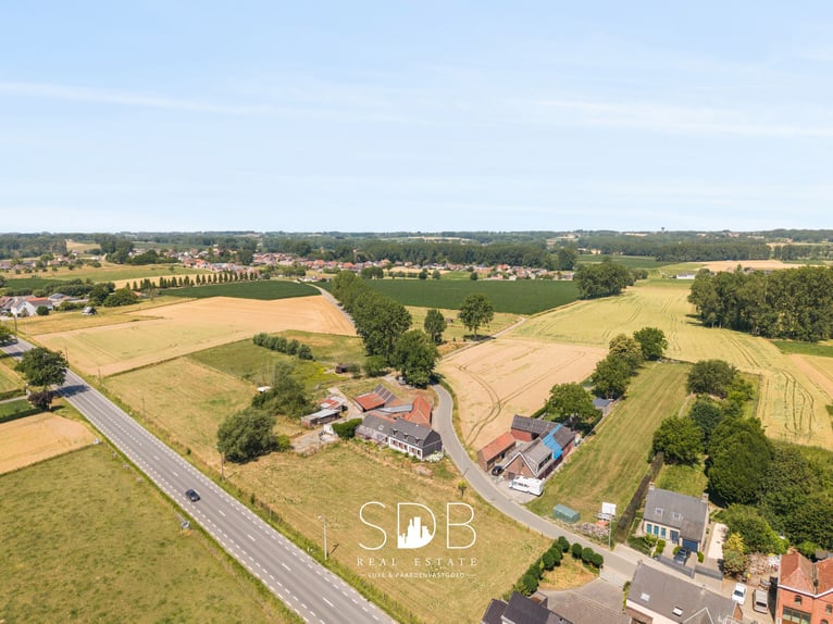 Charmante hoeve met bijgebouwen en graslanden op 27.559m² te Herzele | België