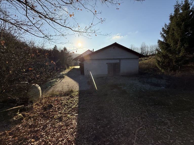 Idyllisch landelijk landgoed met woonhuis en stallen in Unterfranken