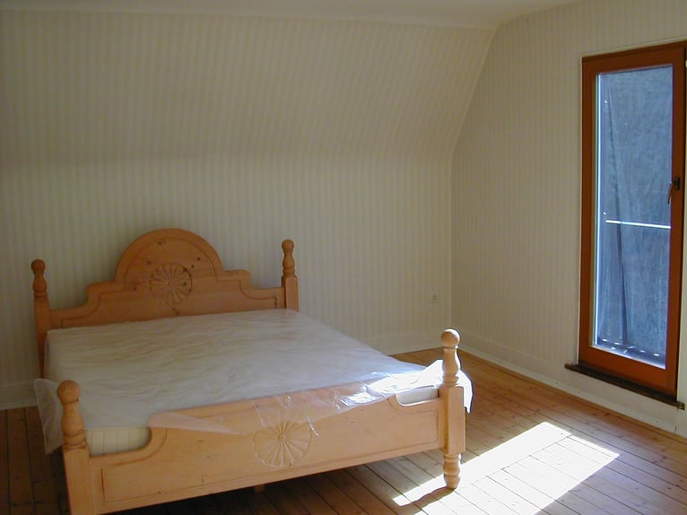 Kleine parel in het Odenwald (huis met boxen en rijbaan)