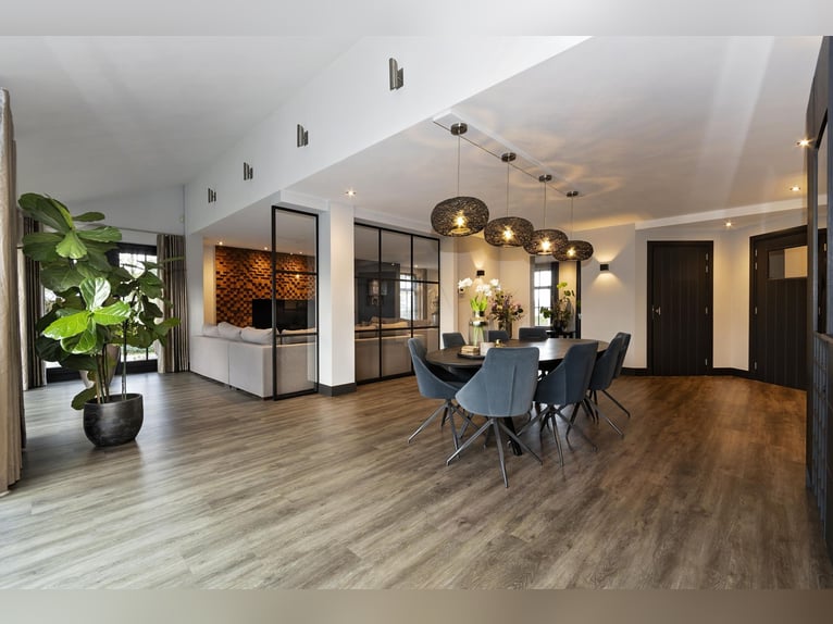 Luxury detached home with office outbuilding, wellness pool, gym & stables for 4 horses