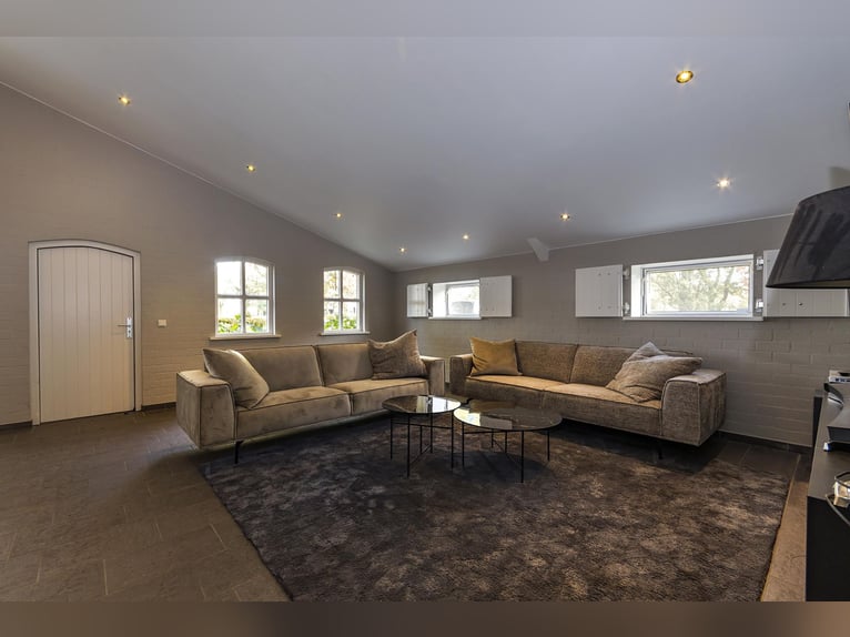 Luxury detached home with office outbuilding, wellness pool, gym & stables for 4 horses