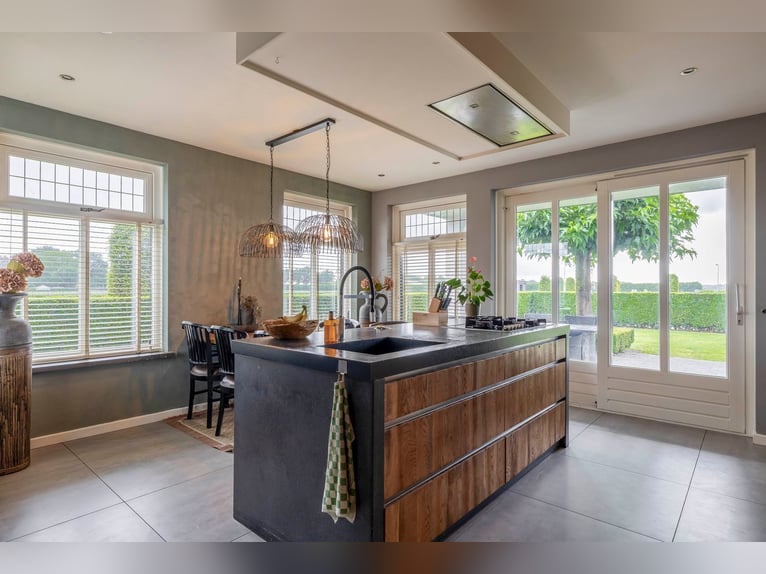 Unique equestrian property with 10 stables & outdoor arena near forest trails
