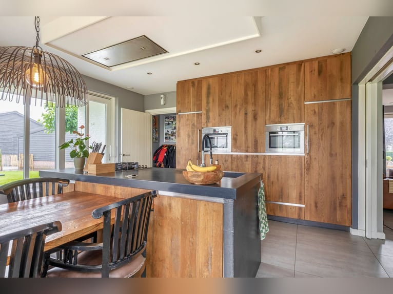 Unique equestrian property with 10 stables & outdoor arena near forest trails