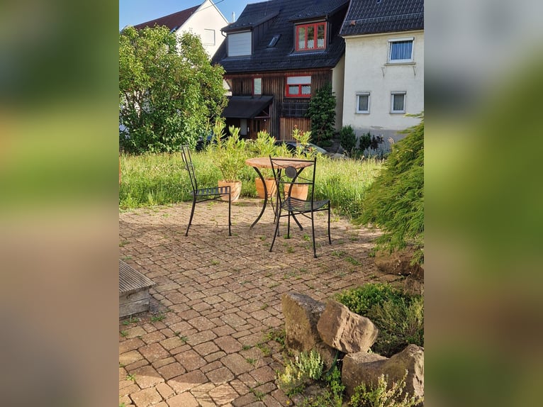 Woonhuis met kleine open stal