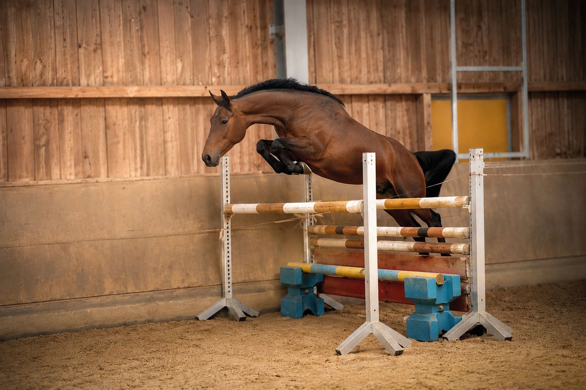 Holstein Stallion 3 years 16.1 hh Brown in Jengen