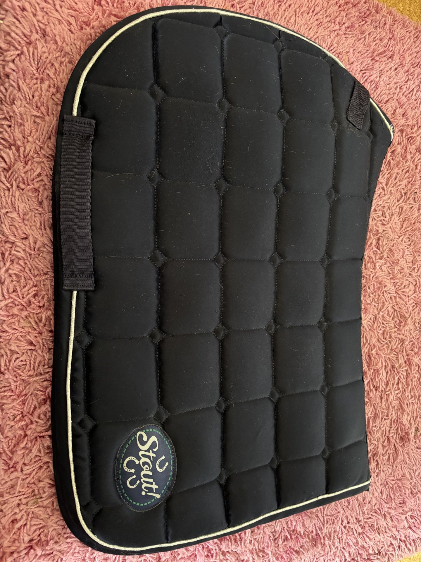 4Horses Schabracke Swansea – Aus Velvet Mit Coolmax-Innenfutter, 10 Mm Schaumstoff & 300 G/m² Polyfill | Für Reitsport & Turnier