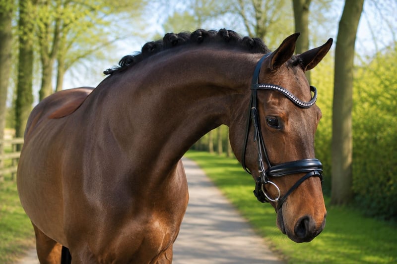 Deutsches Reitpferd, Stute in Recke, bei Osnabrück